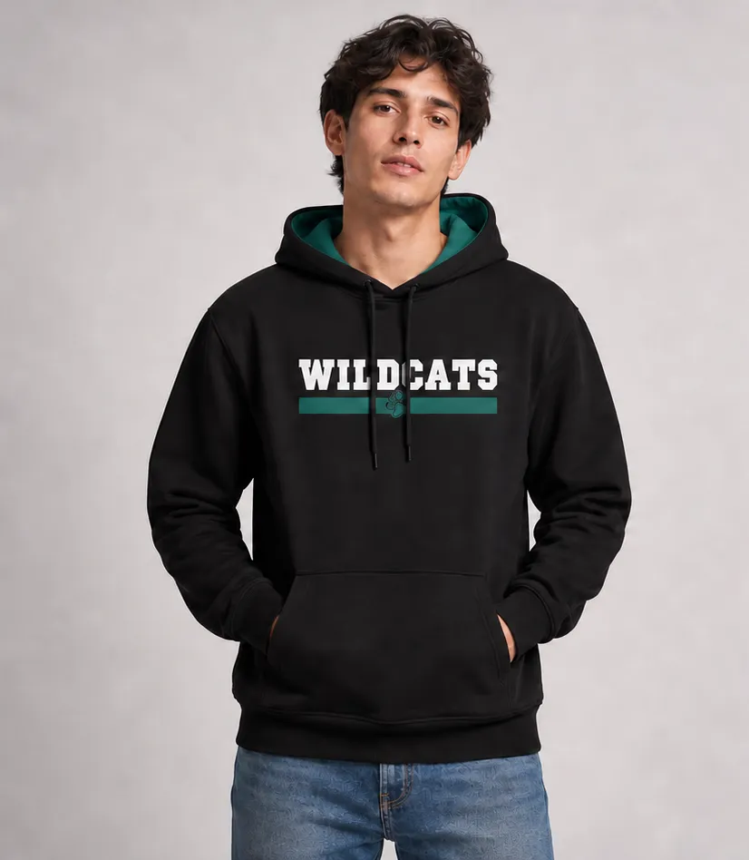 Hoodie Wildcats black frente .webp